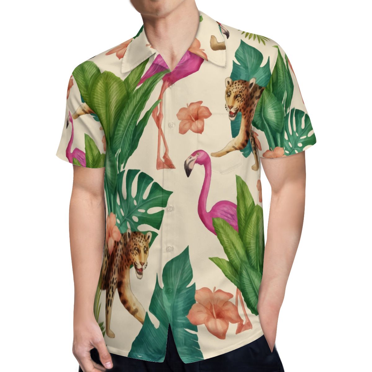 Tropical Leaves 014 Hawaiian Shirts No.CNBCG3