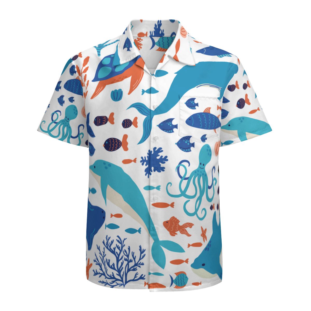 Marine Animals 01 Hawaiian Shirts No.CRKXST