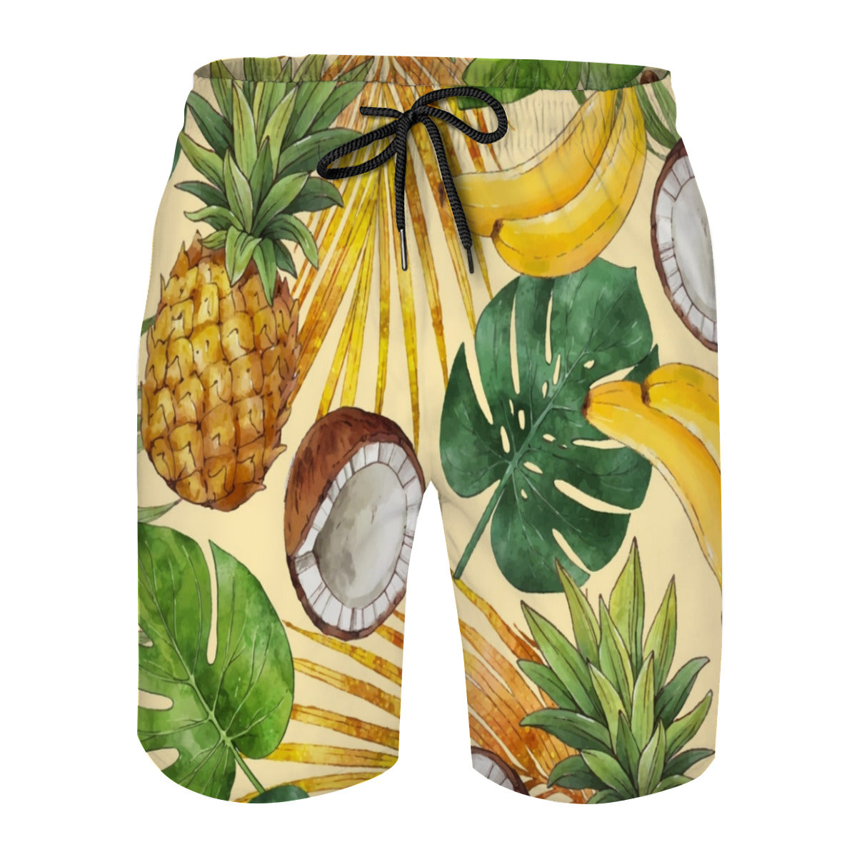 Tropical Leaves Pineapple Men's Swim Trunks No.CZOYHM