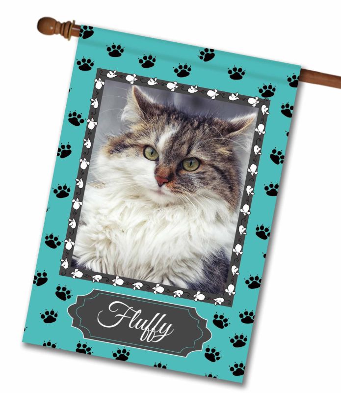 Mouse March – Personalized Photo & Name – Garden Flag & House Flag