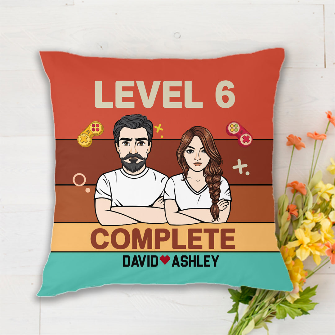 Couple Level Complete Personalized Pillow
