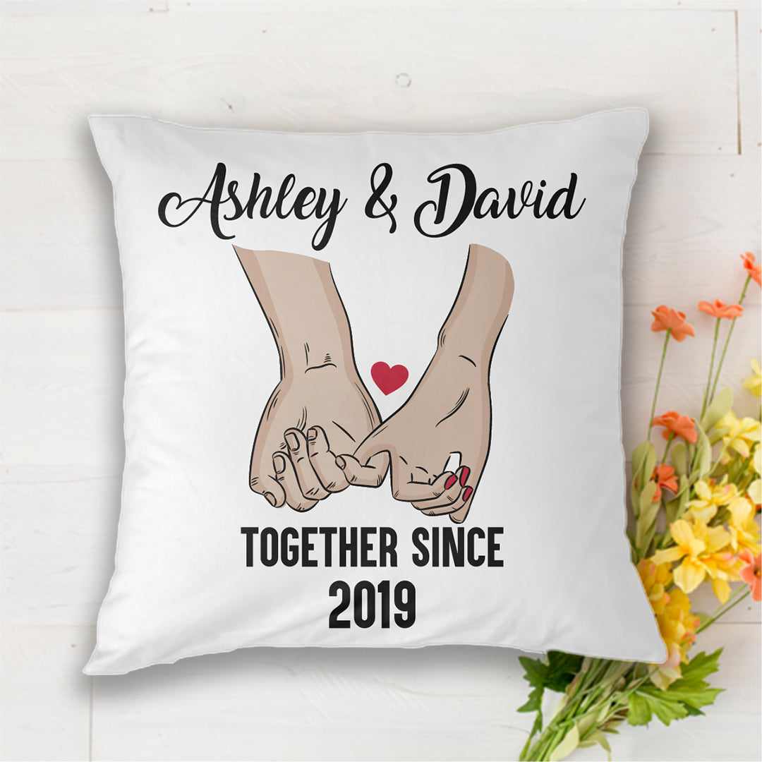 Couple Together Since Personalized Pillow