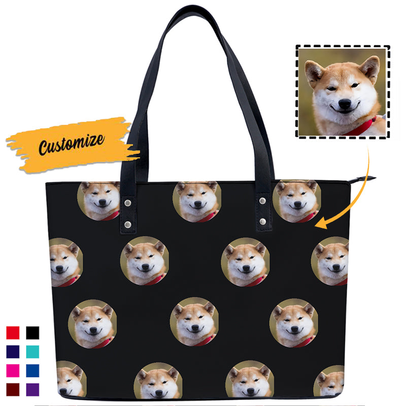 Custom Pet Photo Shoulder Bag