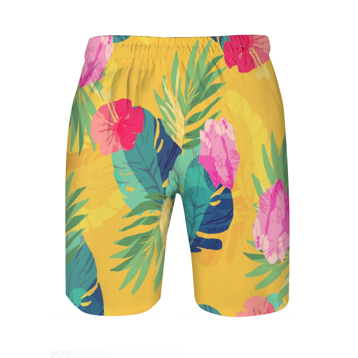 Tropical Leaves 016 Men's Swim Trunks No.D2O4D2