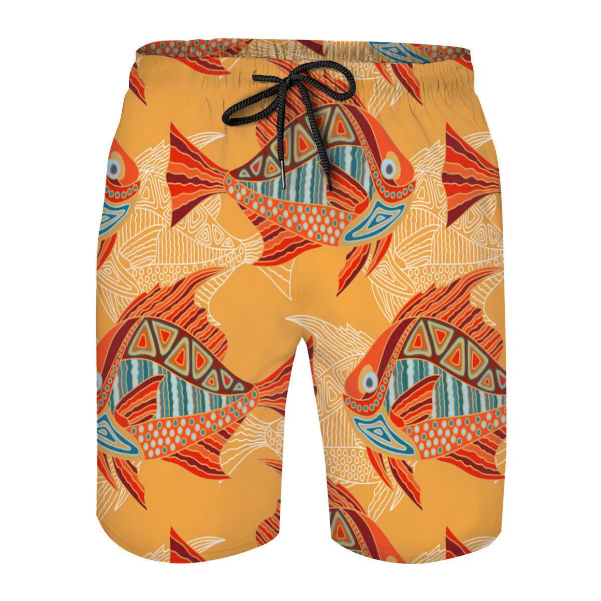 Fish 02 Men's Swim Trunks No.D6AGDP