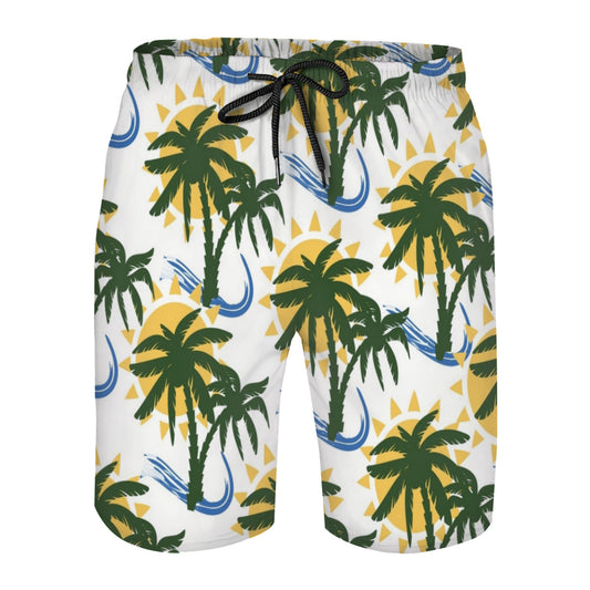 Hawaii Pattern 027 Men's Swim Trunks No.D8XE5Z