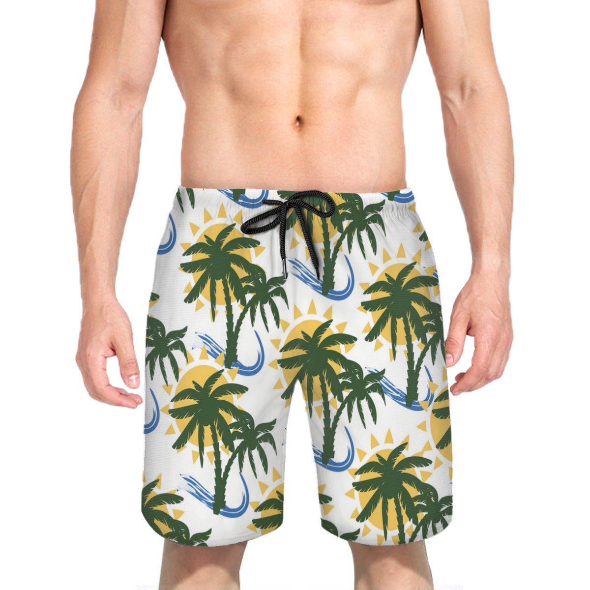 Hawaii Pattern 027 Men's Swim Trunks No.D8XE5Z