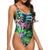 Tropical Fest Graphic One-Piece Swimsuit for Women No.DBFZFM