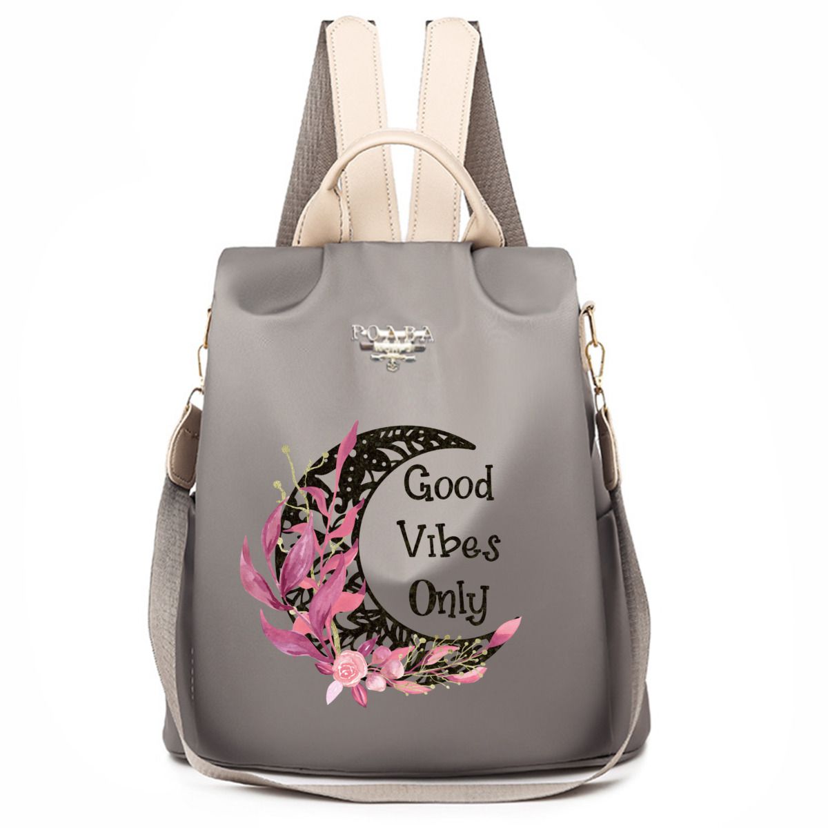 Good vibes only Celestial moon Backpack No.DMOS46