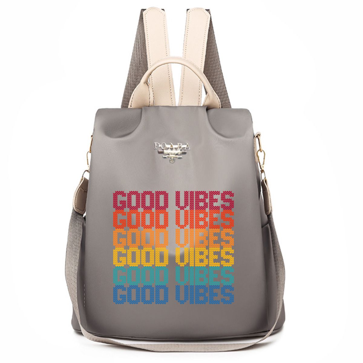 Good vibes Retro Vintage Backpack No.DO52WI