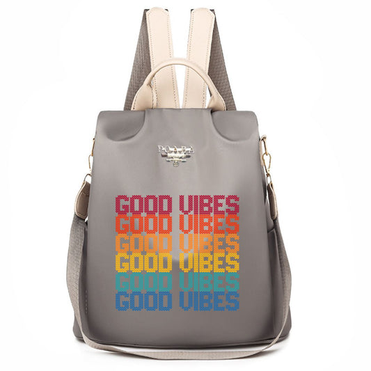 Good vibes Retro Vintage Backpack No.DO52WI