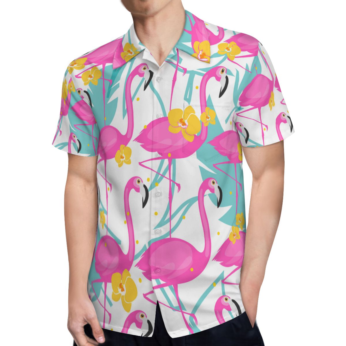 Flamingo Hawaiian Shirts No.DPPJ4Q