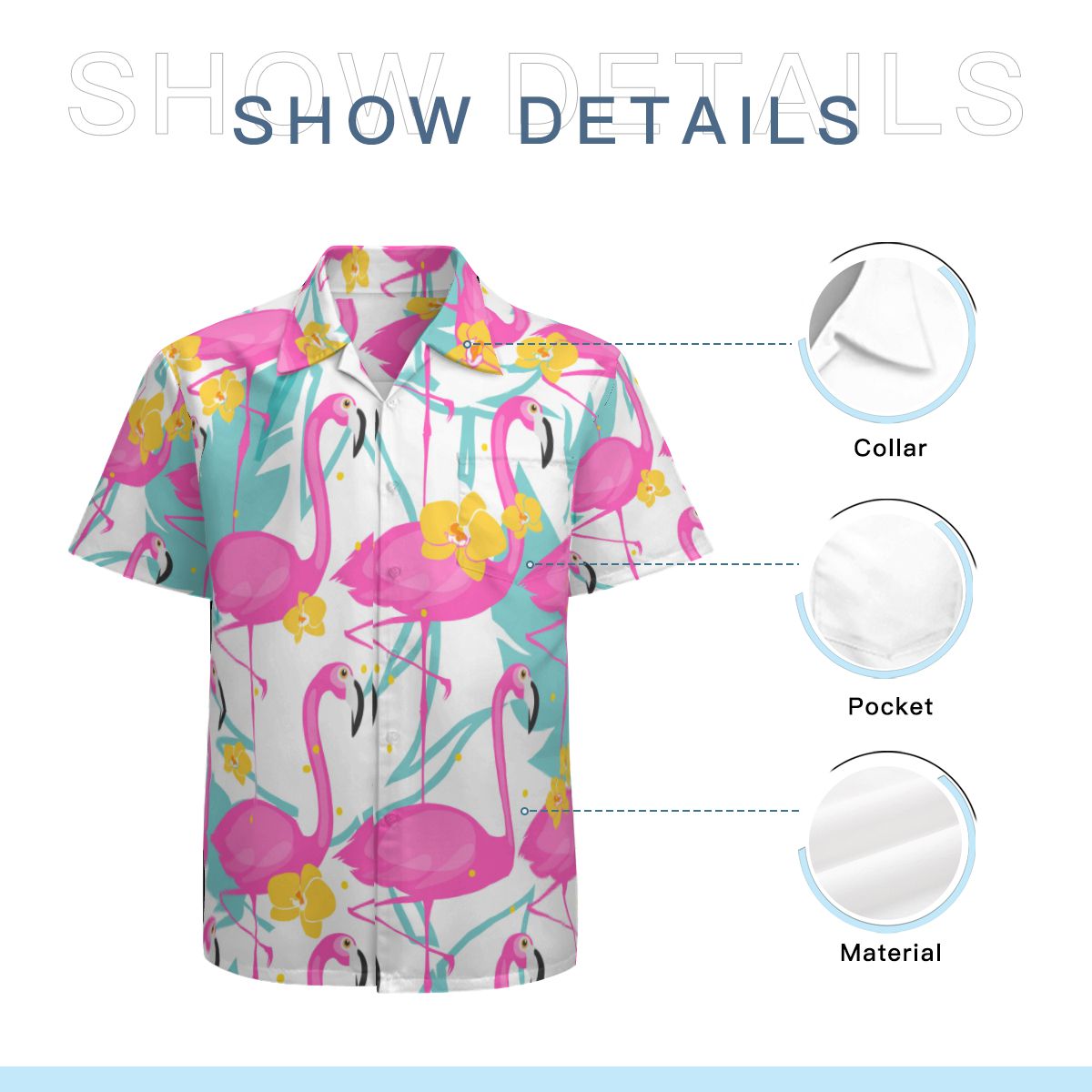 Flamingo Hawaiian Shirts No.DPPJ4Q