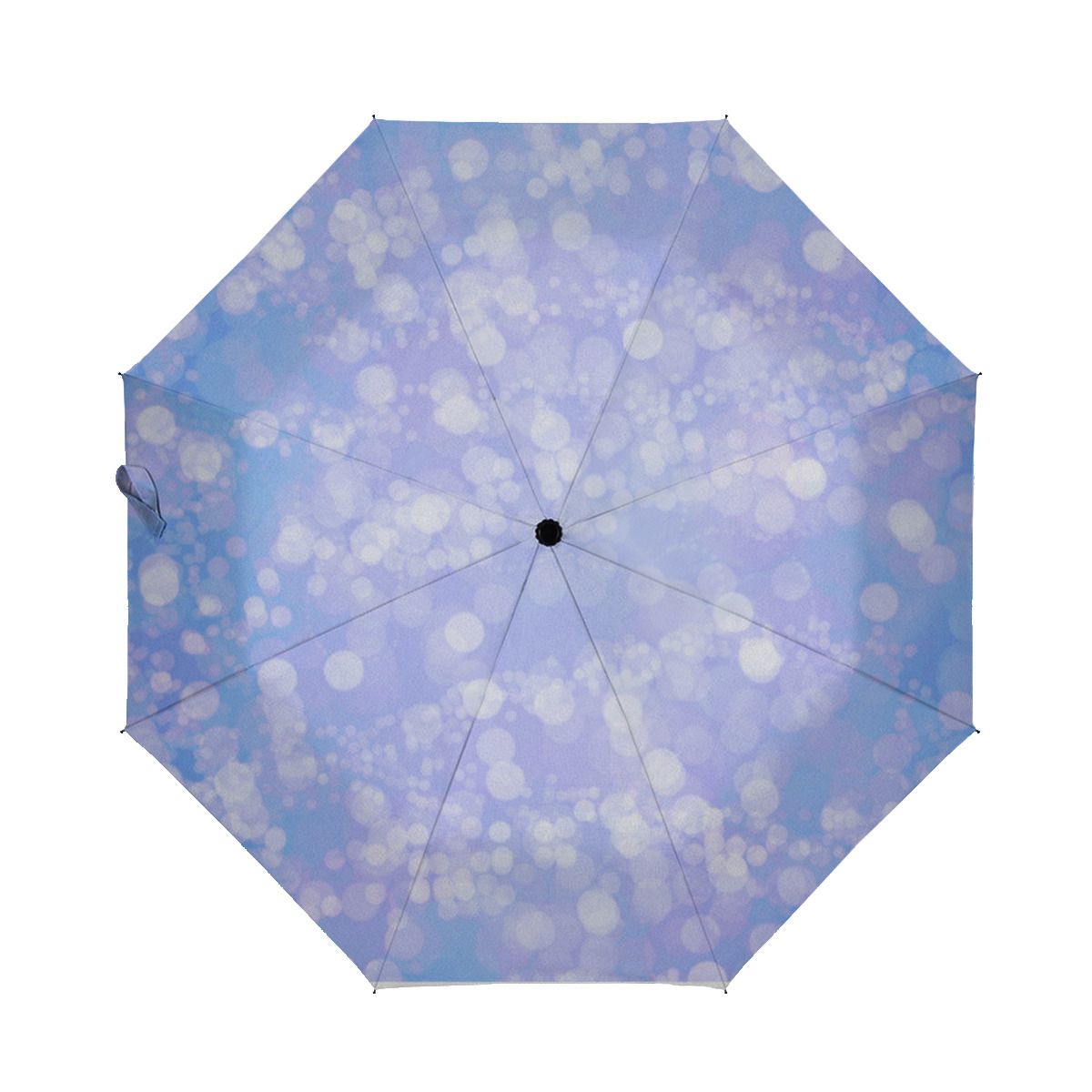 Blue Bokeh Fleece Umbrella No.DQYVSP
