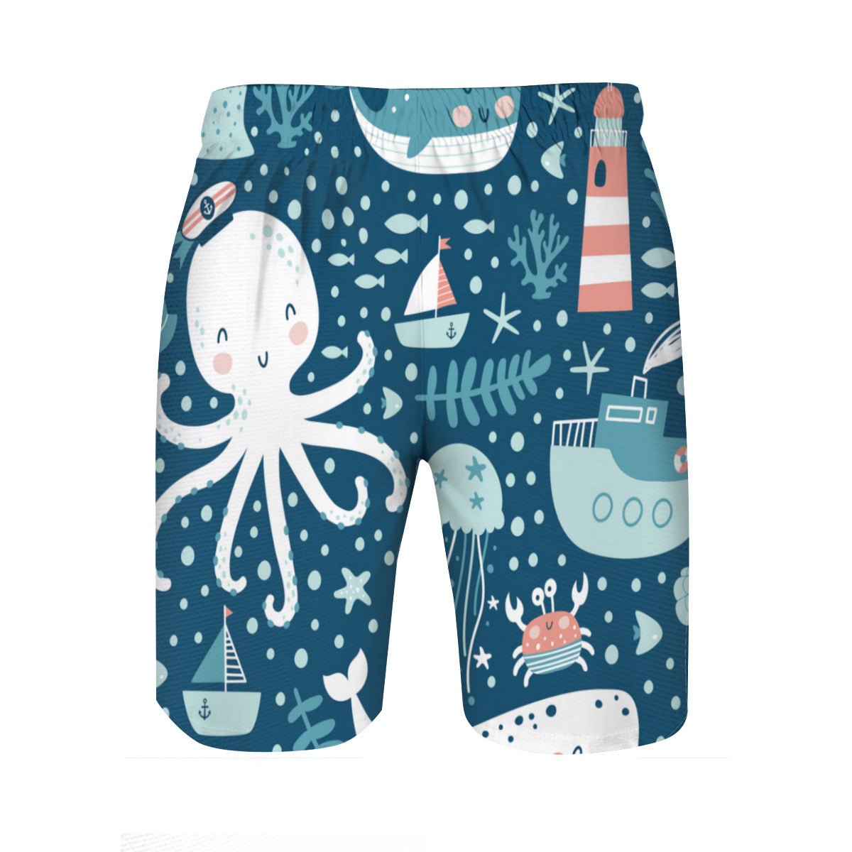 Marine Animals 02 Men's Swim Trunks No.DXYJZI