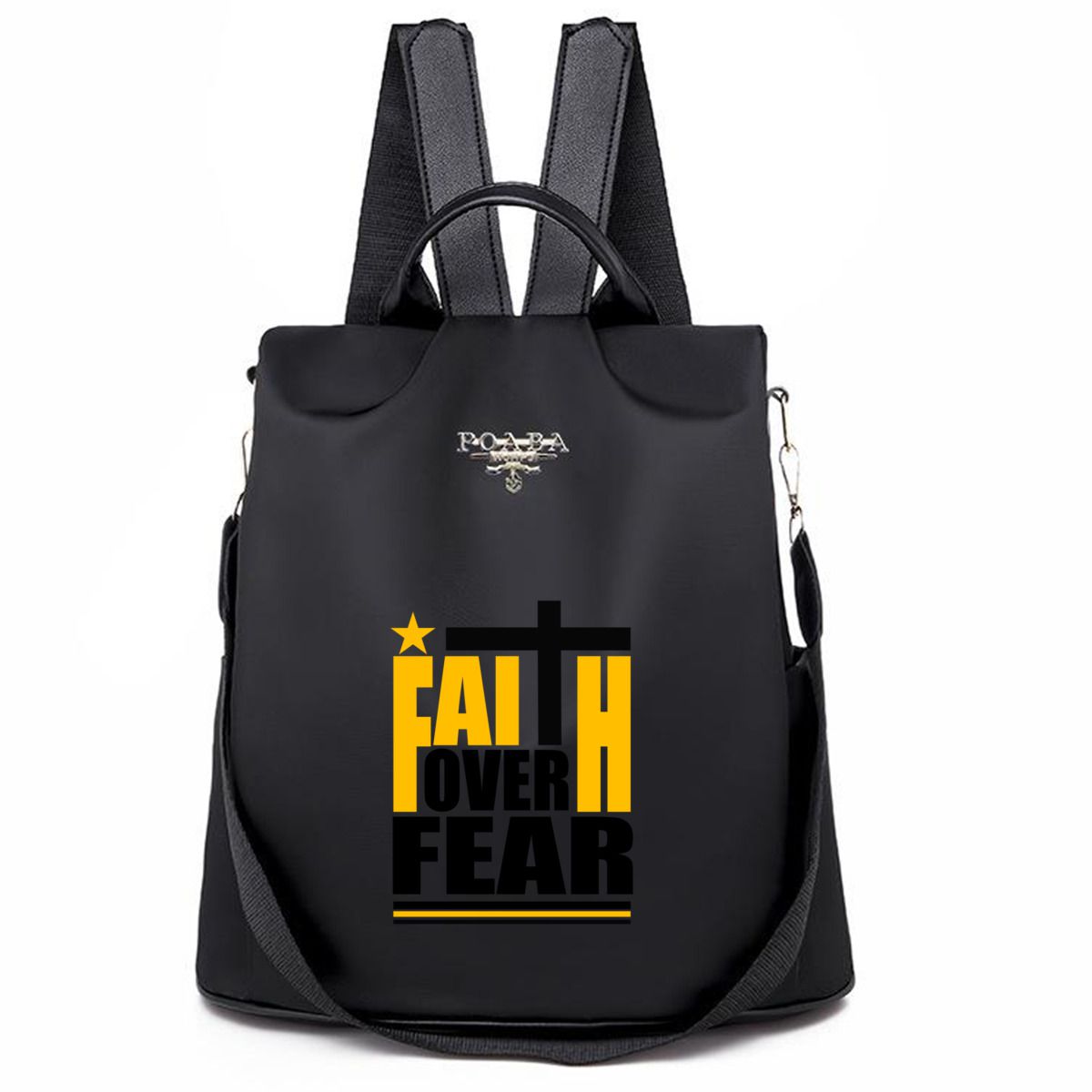 FAITH OVER FEAR Backpack No.DZR5GY