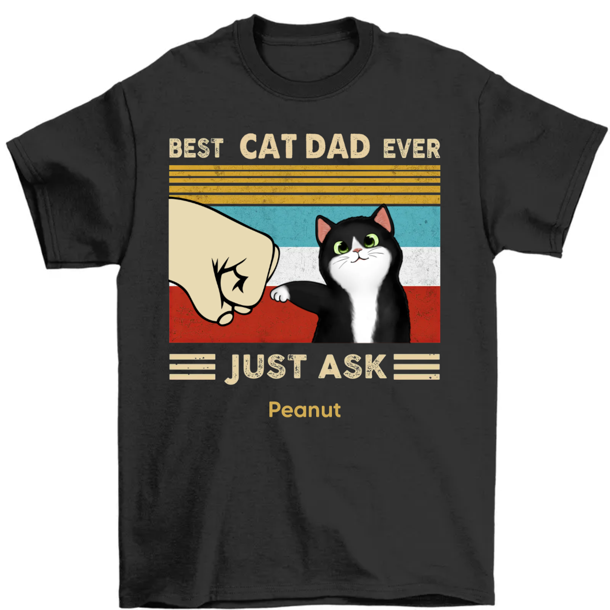 Best Cat Mum/Dad Fluffy Cat Personalized Custom Shirt
