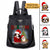 Dog Mom Christmas Pattern Personalized Backpack