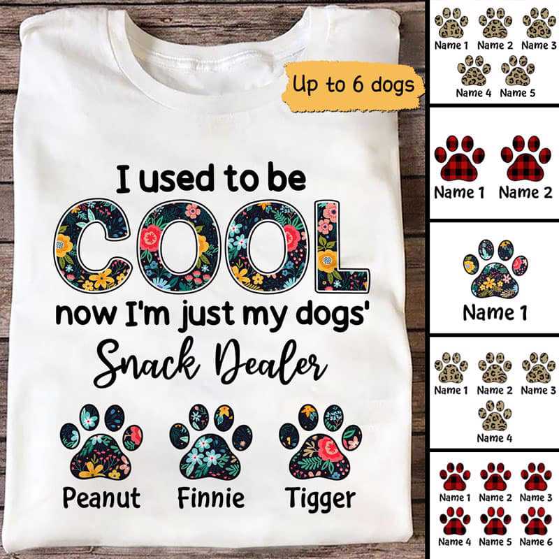 Dog Paws Snack Dealer Personalized Tank Top