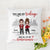 Doll Couple Love Story Personalized Pillow