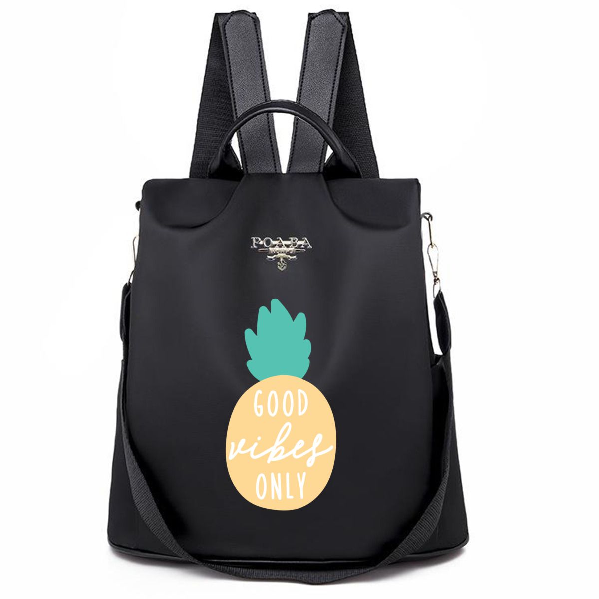 Good vibes only cut Backpack No.E3LTMP