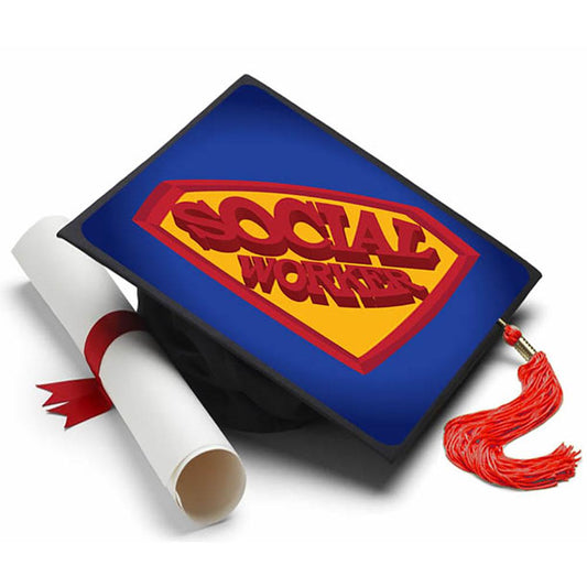 Social Worker Grad Cap Tassel Topper