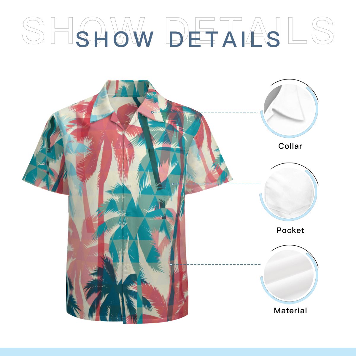 Tropical Leaves 007 Hawaiian Shirts No.EP2UGD