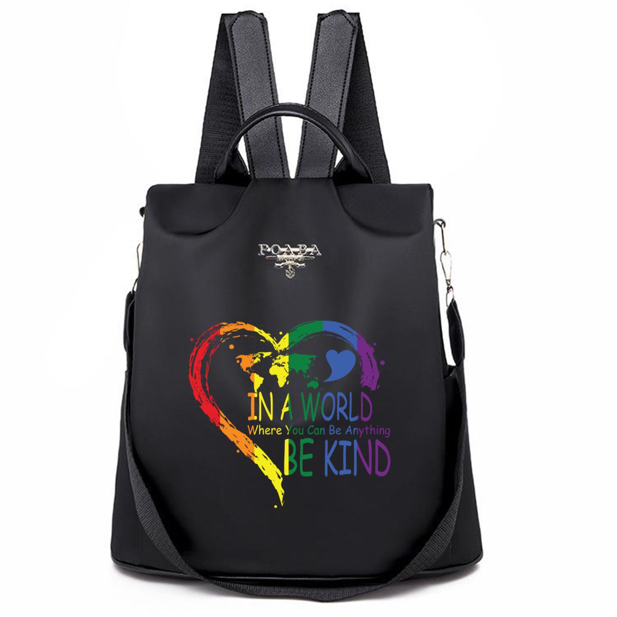 In World You Be Anything-Be Kind LGBT Backpack No.EQI7Z6