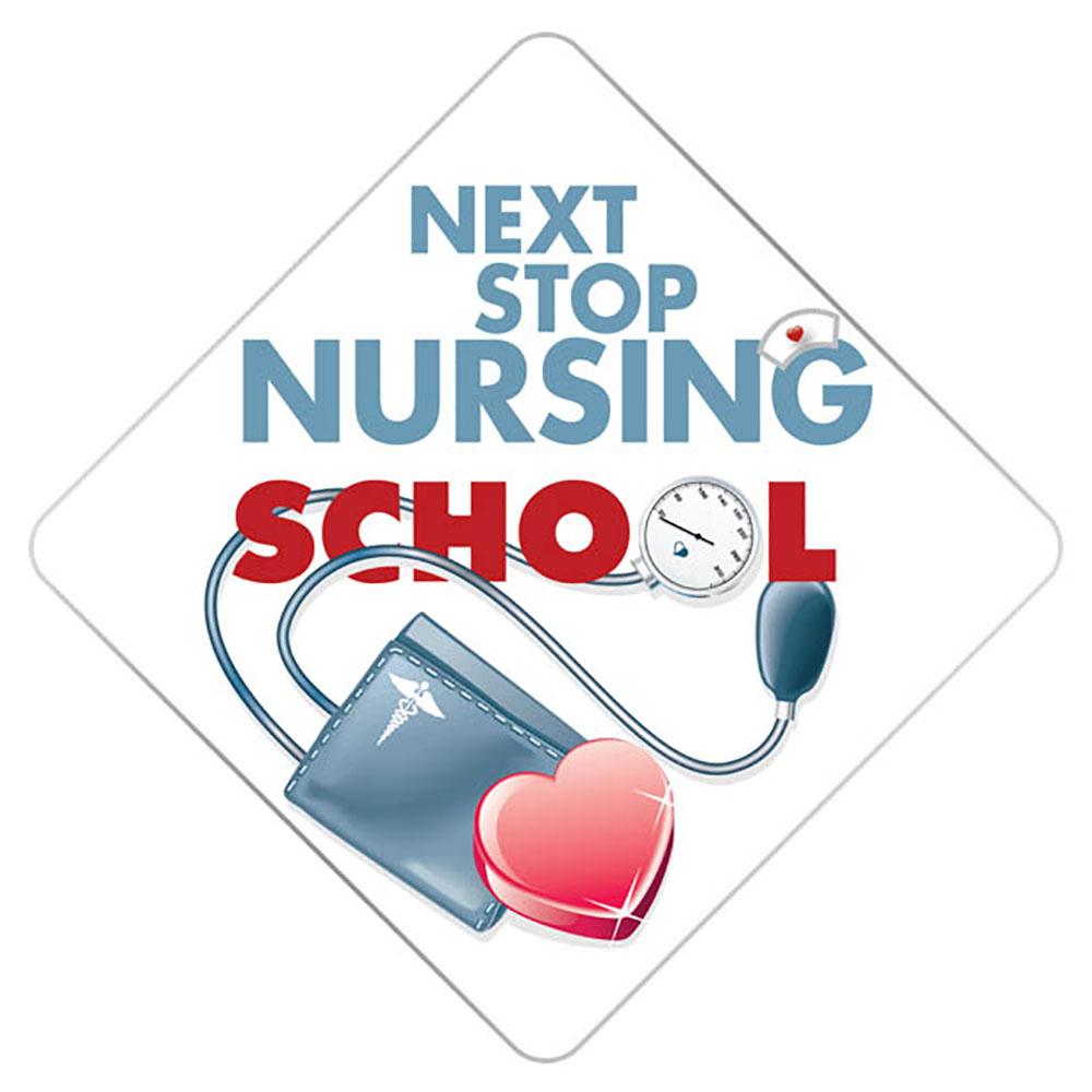 Next Stop Nursing School Grad Cap Tassel Topper