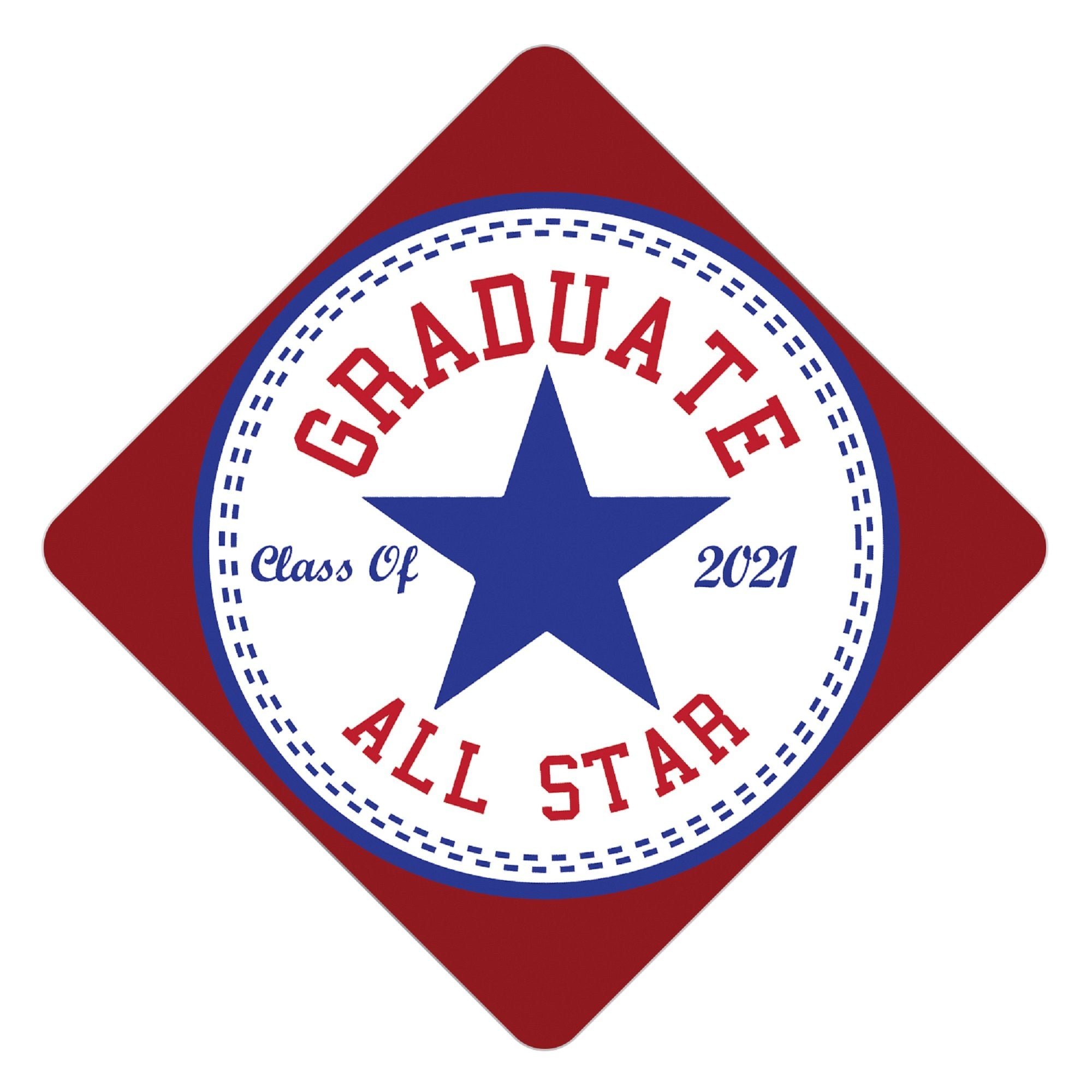 Graduate All Star Grad Cap Tassel Topper