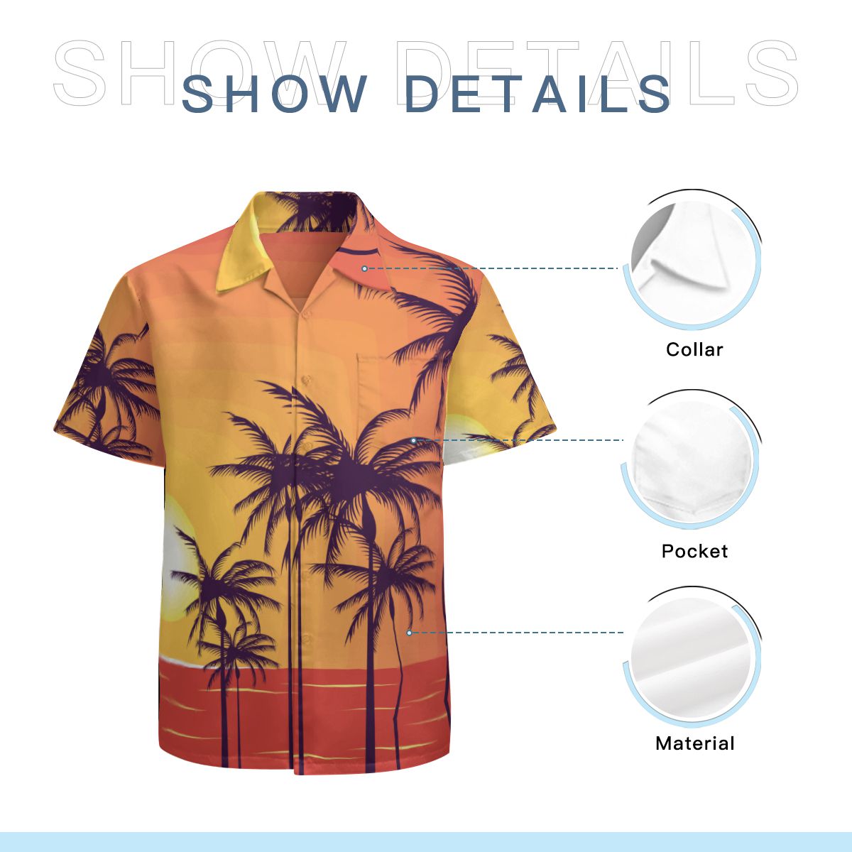 Hawaii Pattern 019 Hawaiian Shirts No.F35OMS