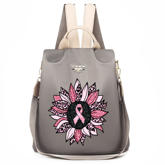 Pink Sunflower Backpack No.F3QCX3