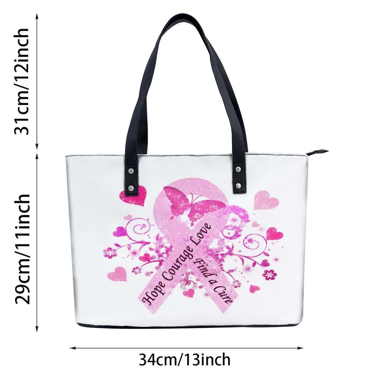 Breast Cancer Awareness Shoulder Bag No.ICP98S