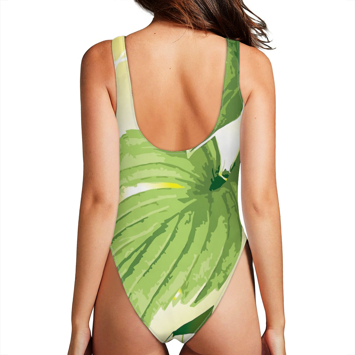 Ficus Plant 13 Graphic One-Piece Swimsuit for Women No.G2EQJH