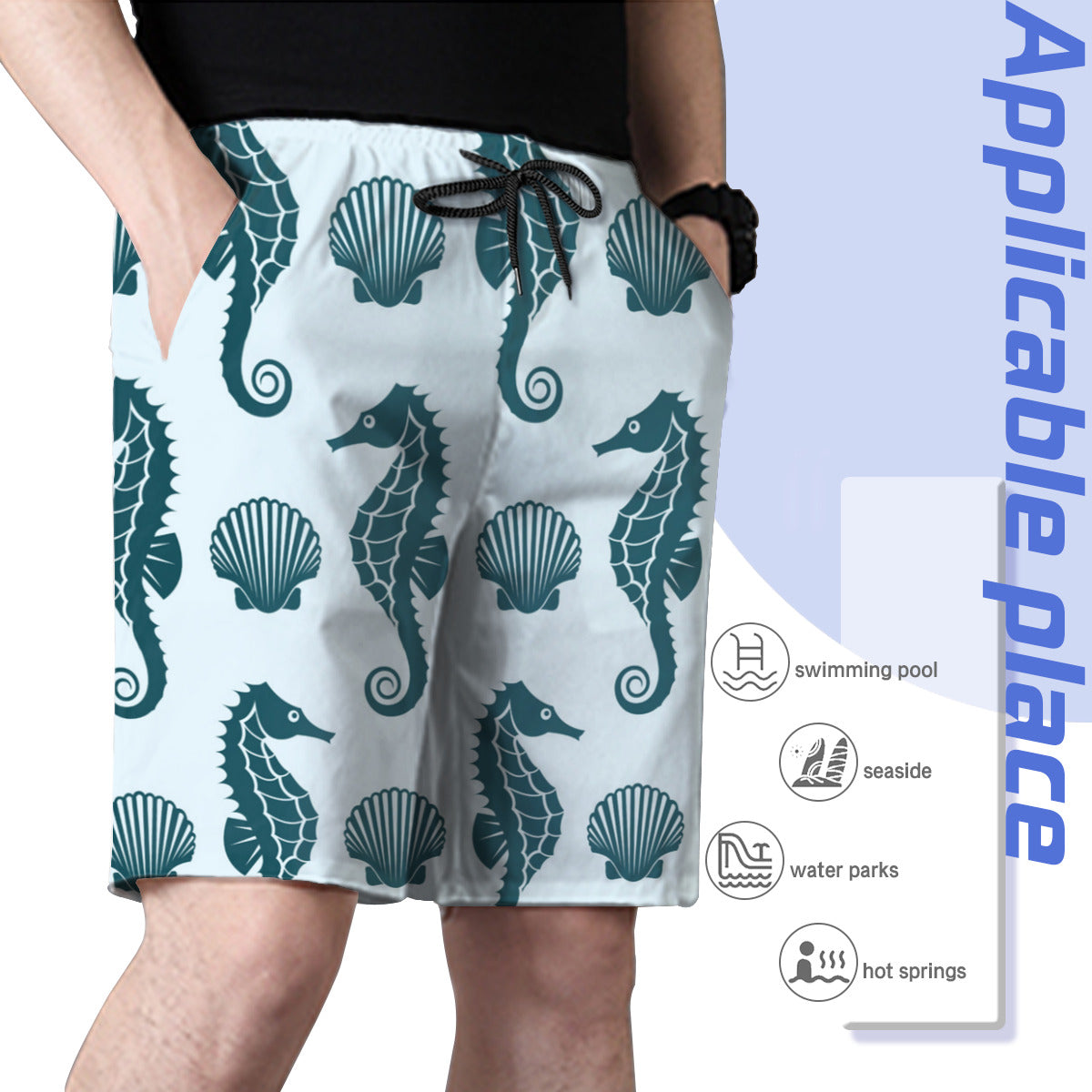 Sea Horse 3 Men's Swim Trunks No.G3TDLR