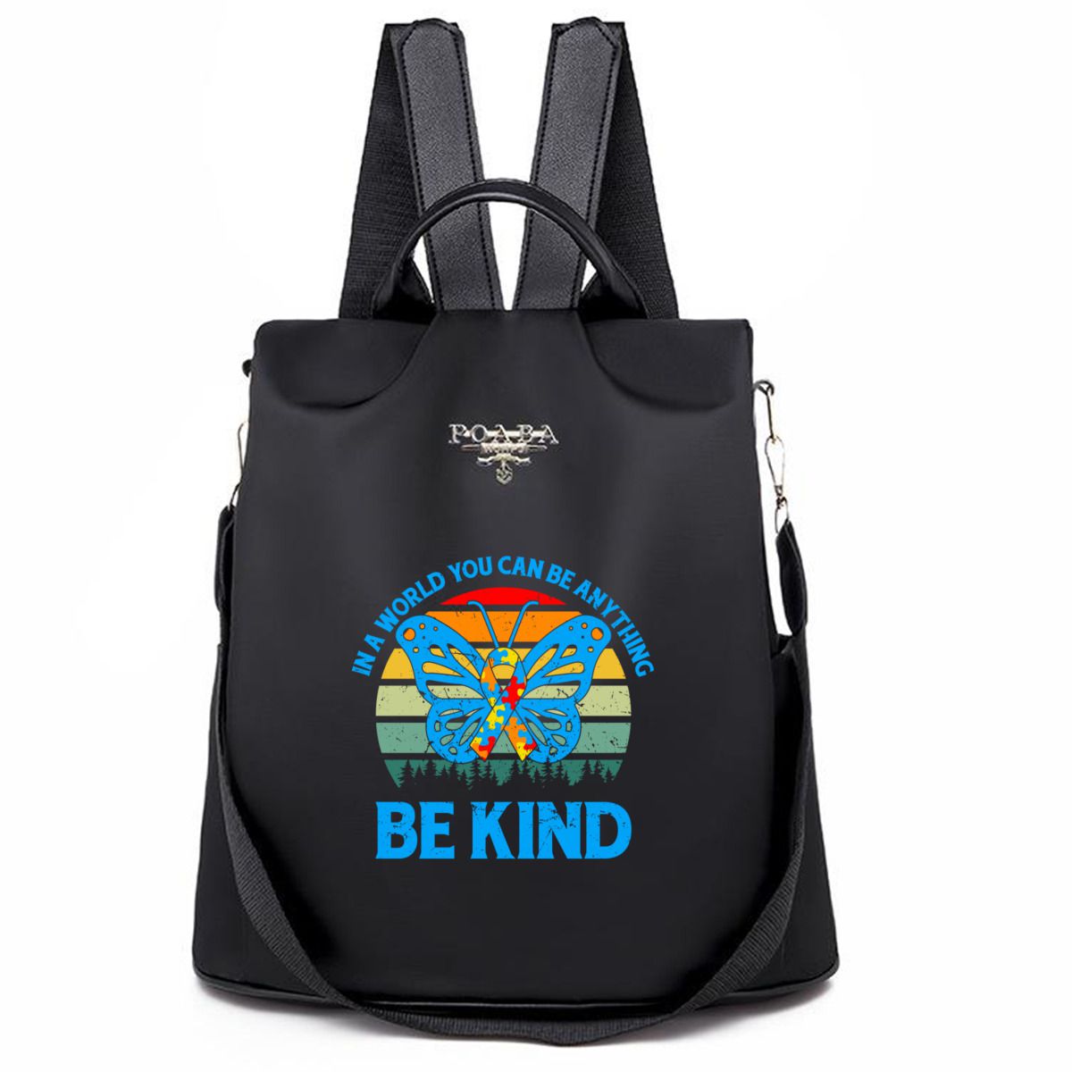 Be Kind Support Autistic Kids Autism Backpack No.GBQUO9