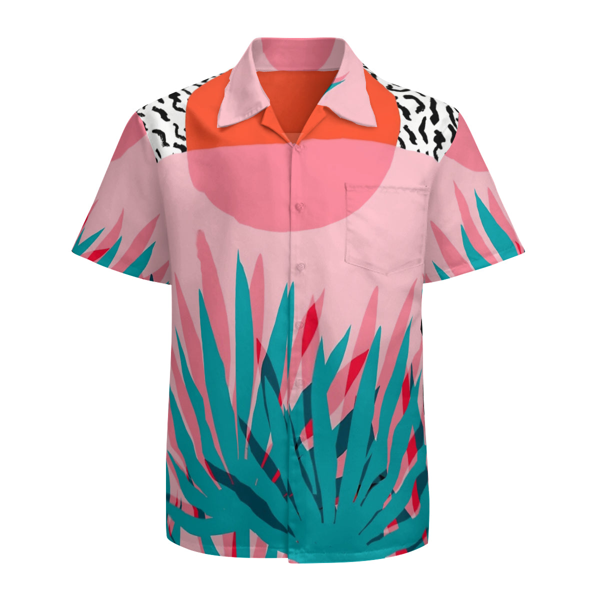 Whoa - Palm Sunrise Southwest California Palm Beach Sun City Los Angeles Hawaii Palm Springs Resort Decor Graphic Hawaiian Shirts No.GKT7S6