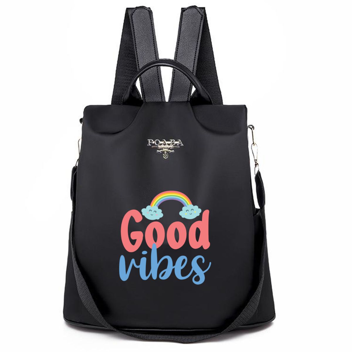 Good Vibes Design Backpack No.GMZEFG