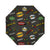 Superhero Colorful Fun Pattern Fleece Umbrella No.GORX47