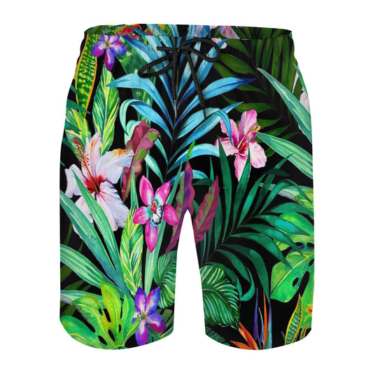 Tropical Fest Graphic Men's Swim Trunks No.GPP9U5