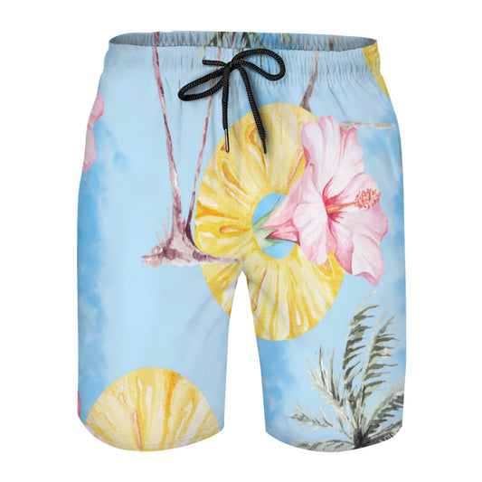 Hawaii Pattern 046 Men's Swim Trunks No.GWQPXY