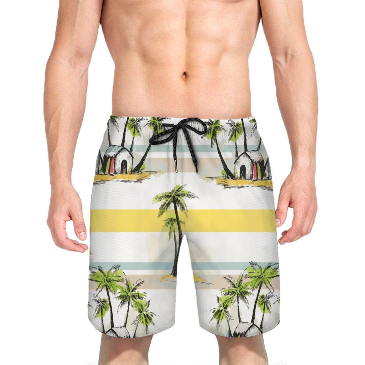 Hawaii Pattern 026 Men's Swim Trunks No.H8YV47