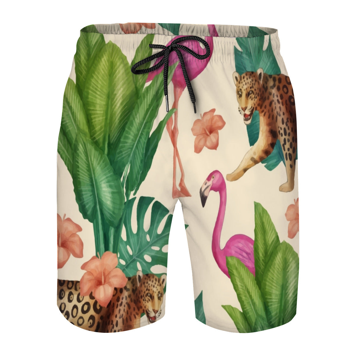 Tropical Leaves 014 Men's Swim Trunks No.HEAHKA