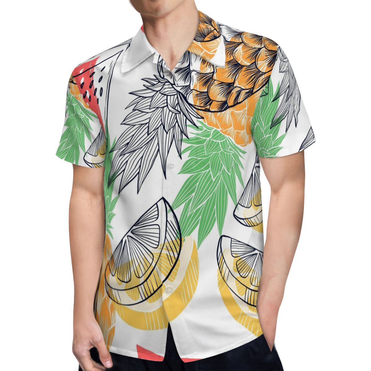 Tropical Leaves 020 Hawaiian Shirts No.HFYWBJ