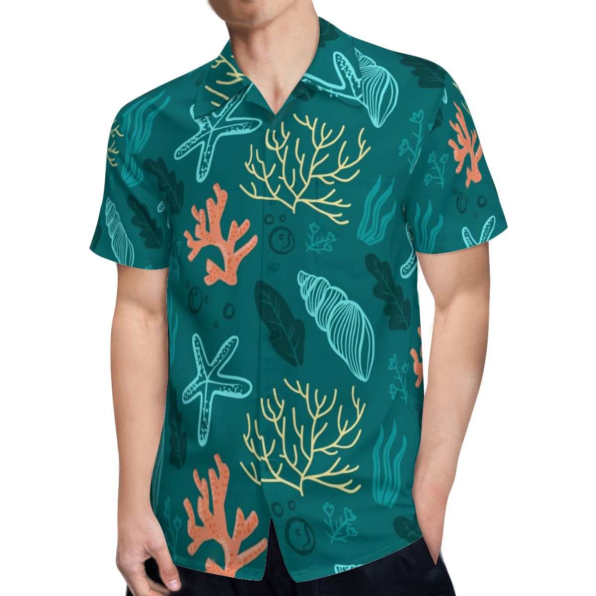 Starfish Hawaiian Shirts No.HR6IU3