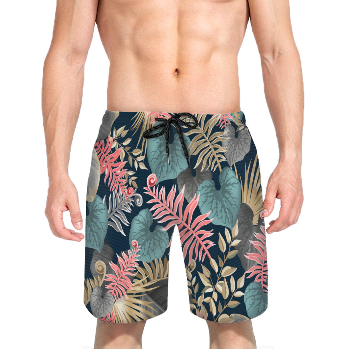 Tropical Leaves 021 Men's Swim Trunks No.HZZKYM