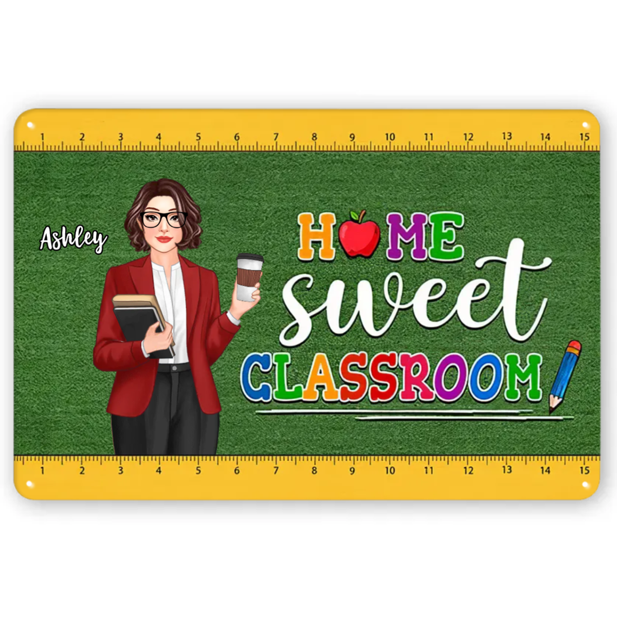 Home Sweet Classroom Personalized Metal Signs