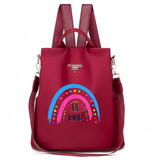 Be Kind Rainbow (2) Backpack No.IBJUWY