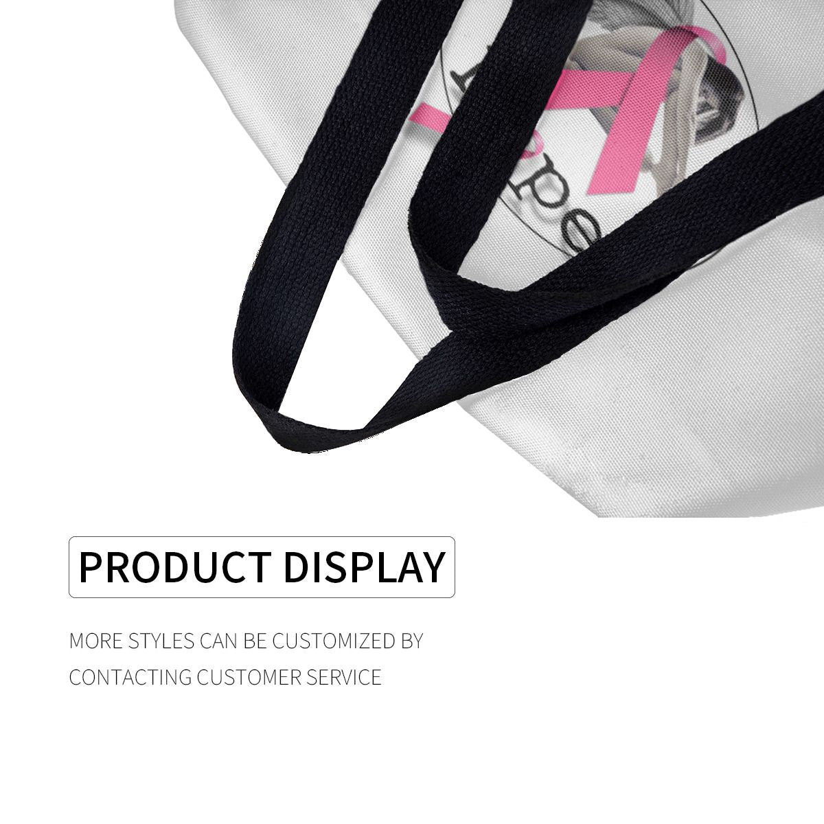 Breast cancer awareness design Canvas Bag No.I9L7UO
