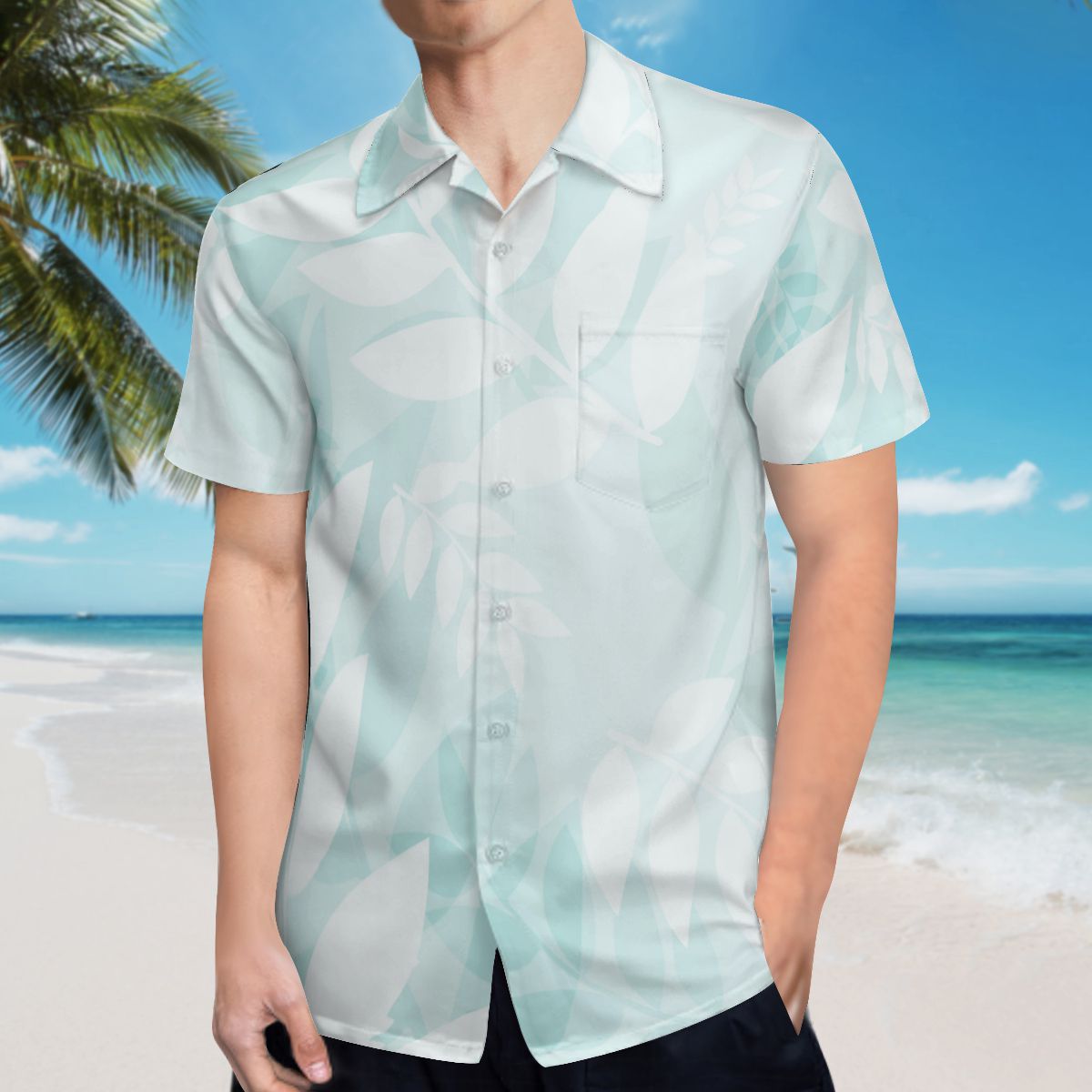 Tropical Leaves 024 Hawaiian Shirts No.IERG56